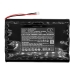 Remplacement de batterie compatible pour Daitem BATNIMH4