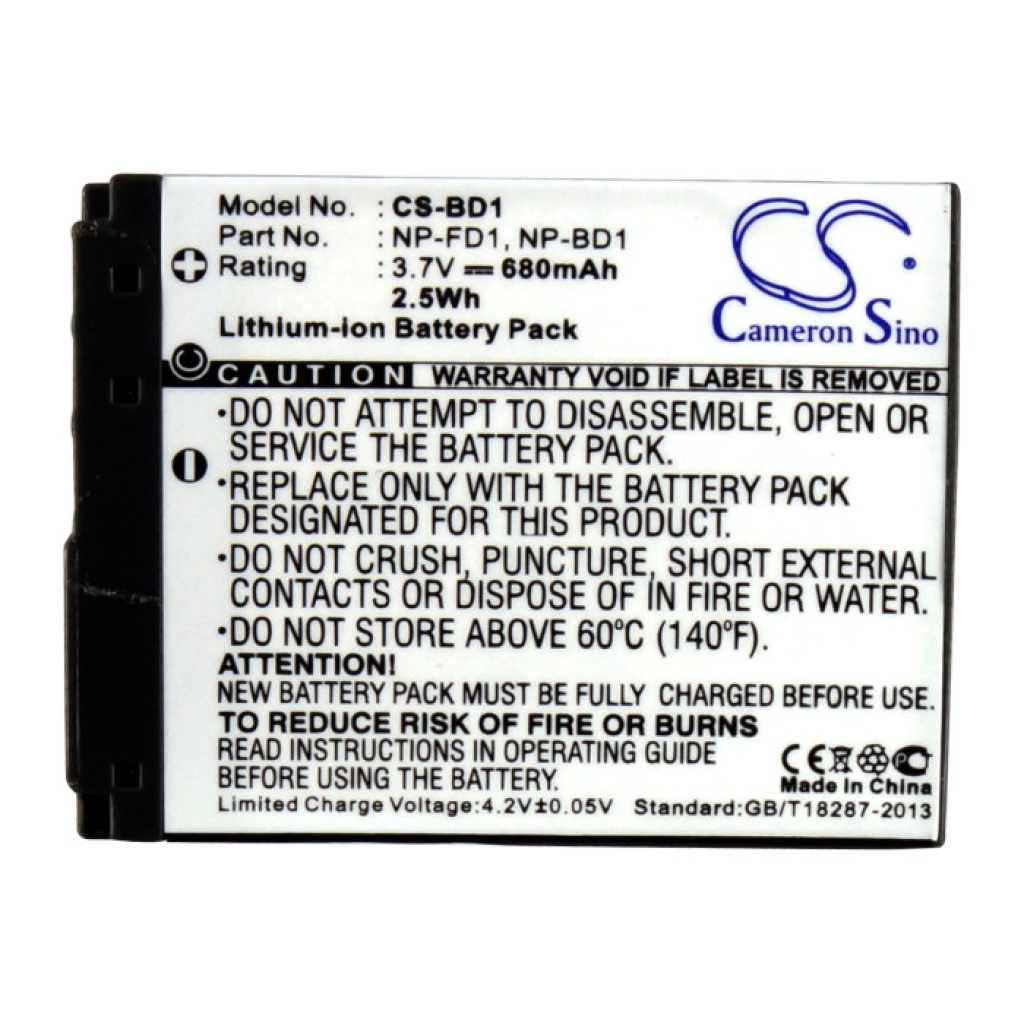 Batterie de l'appareil photo Sony Cyber-shot DSC-T90