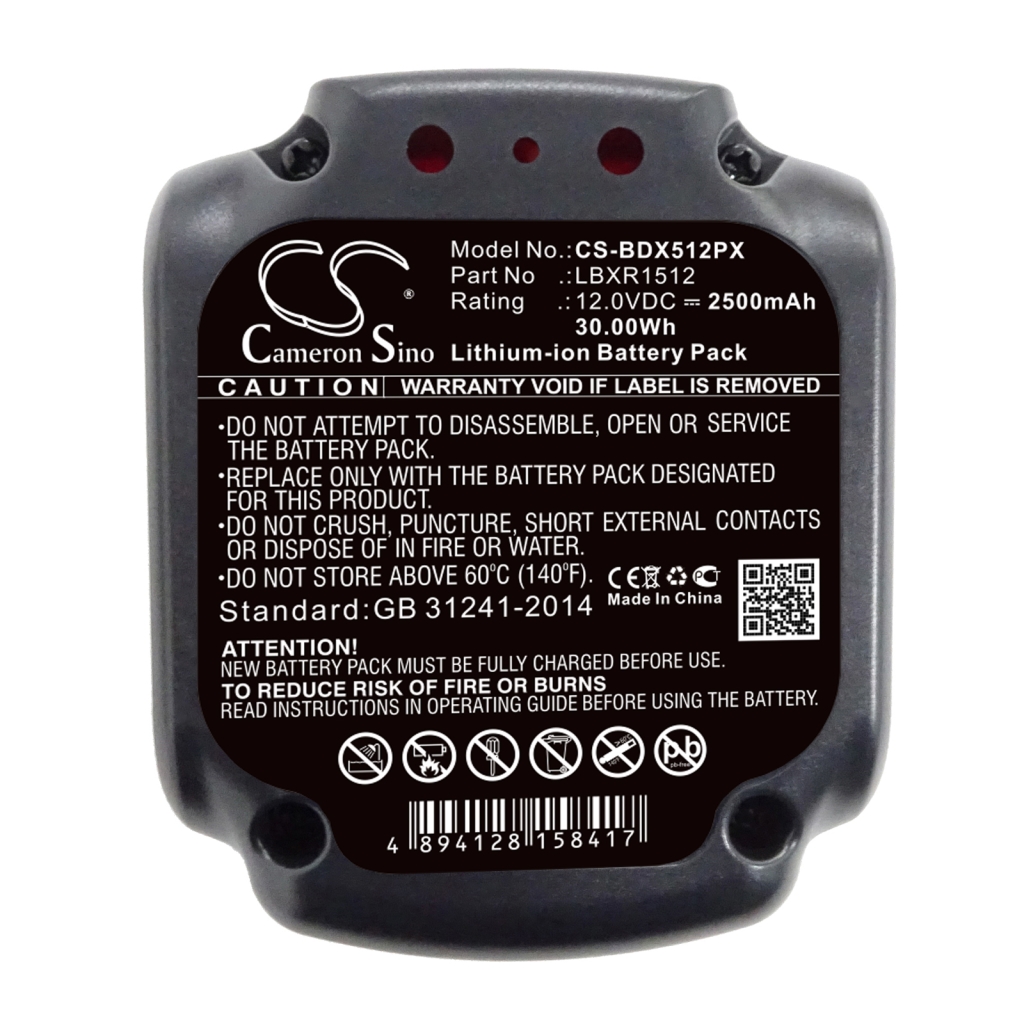 Batteries Remplace LBXR1512