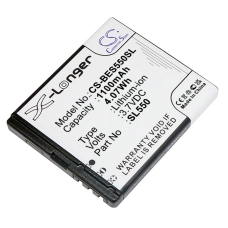 Remplacement de batterie compatible pour Bea-fon SL550