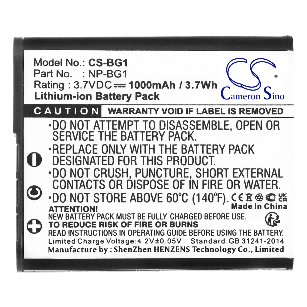 Batterie de l'appareil photo Sony Cyber-Shot DSC-W90B