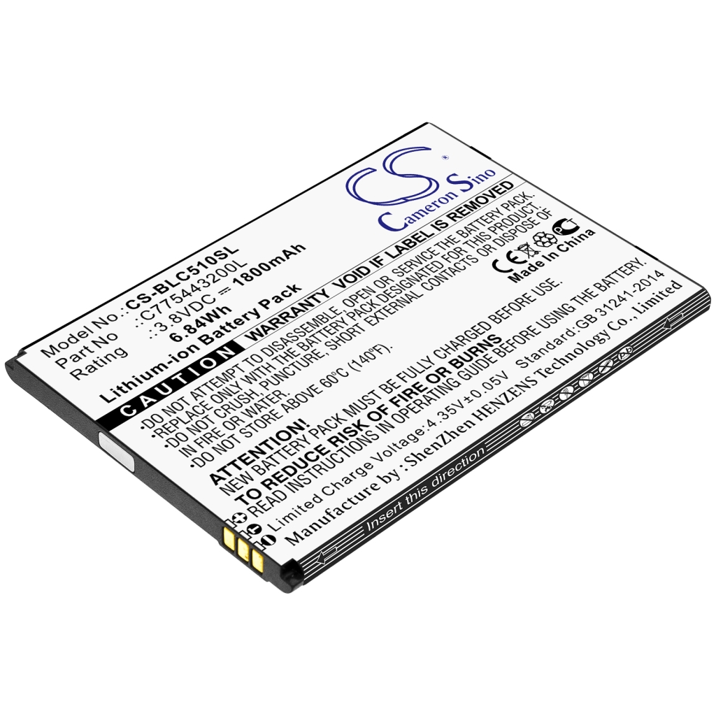 Batterie de téléphone portable BLU CS-BLC510SL