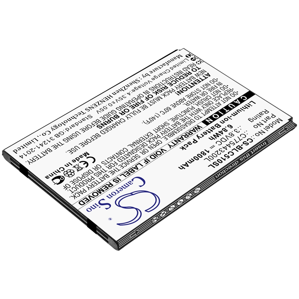 Batterie de téléphone portable BLU CS-BLC510SL