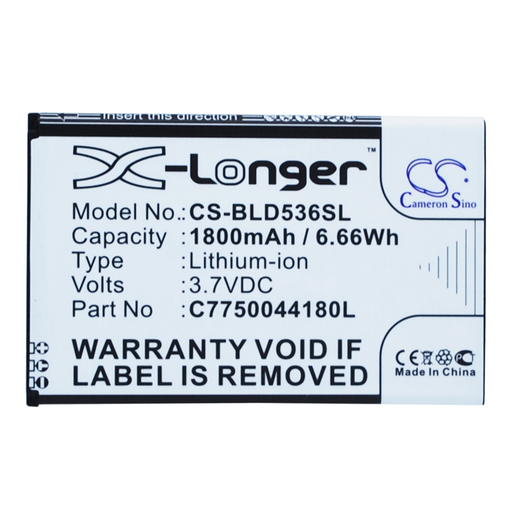 Batterie de téléphone portable BLU CS-BLD536SL
