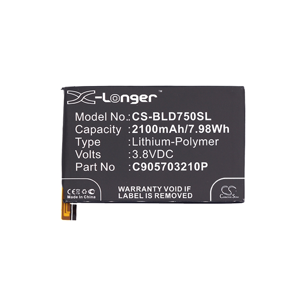 Batterie de téléphone portable BLU CS-BLD750SL