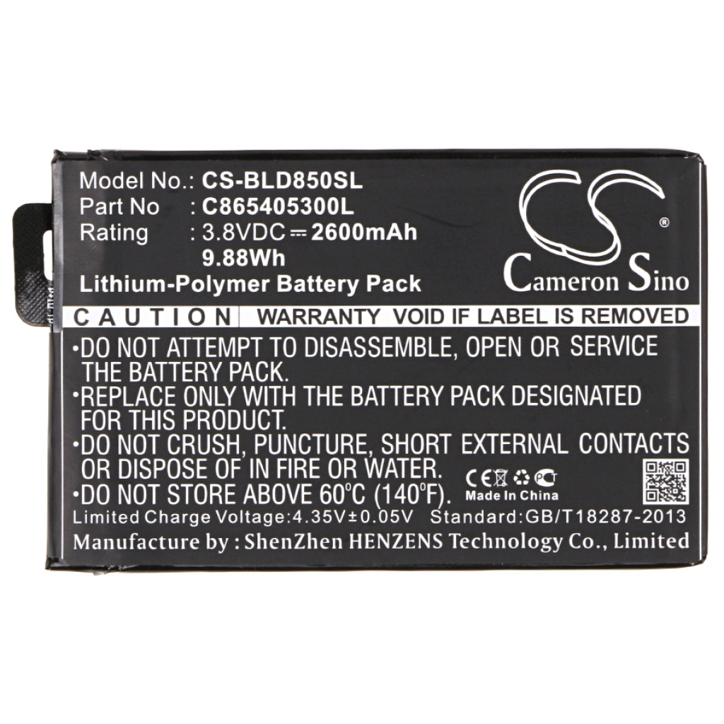 Batterie de téléphone portable BLU CS-BLD850SL