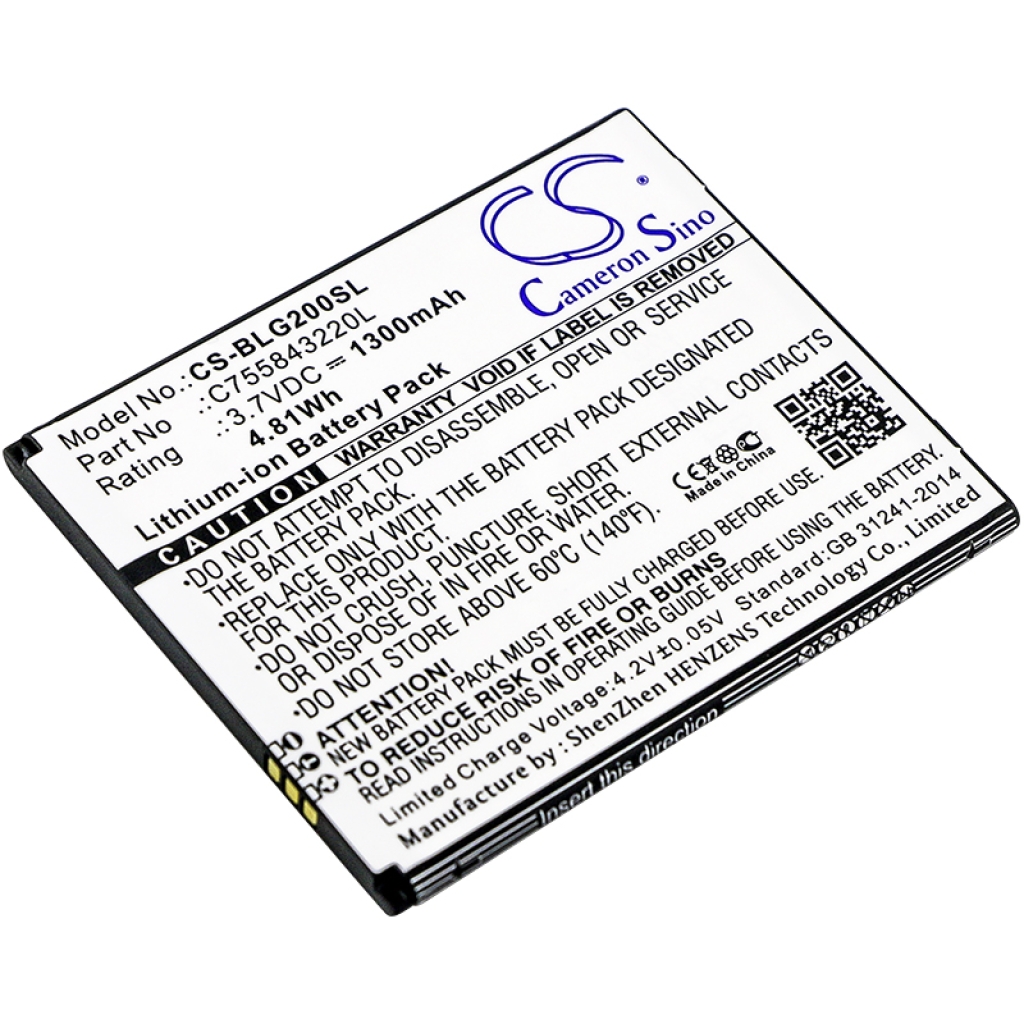 Batterie de téléphone portable BLU CS-BLG200SL