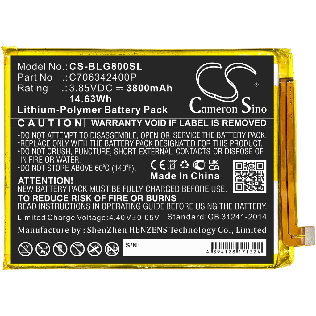 Batterie de téléphone portable BLU CS-BLG800SL