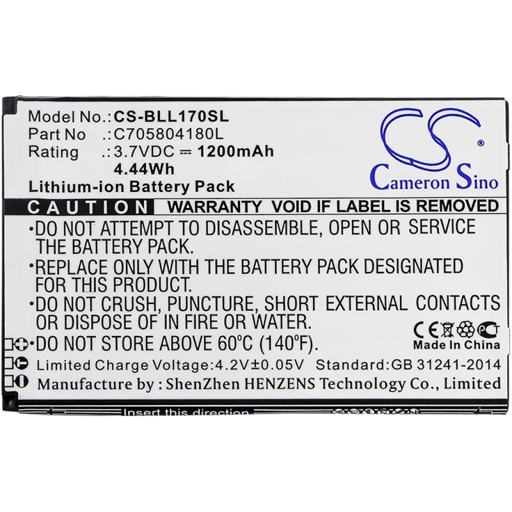 Batterie de téléphone portable BLU CS-BLL170SL