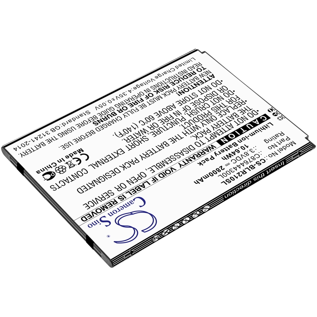 Batterie de téléphone portable BLU CS-BLR210SL