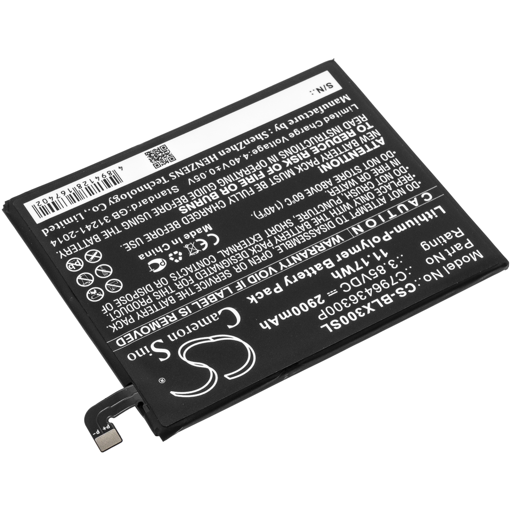 Batterie de téléphone portable BLU CS-BLX300SL