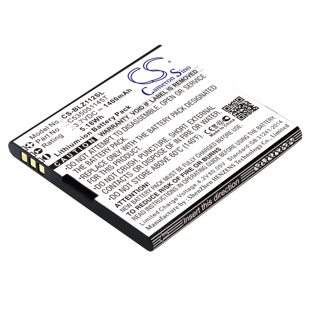 Batterie de téléphone portable BLU CS-BLZ112SL