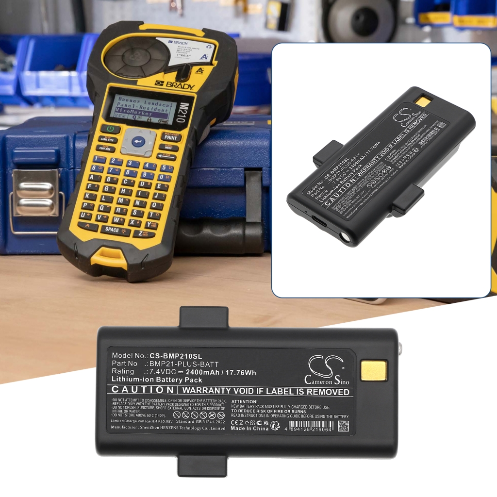 Batterie d'imprimante Brady CS-BMP210SL