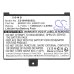 Ebook, eReader Batterie Barnes & noble CS-BNR005SL