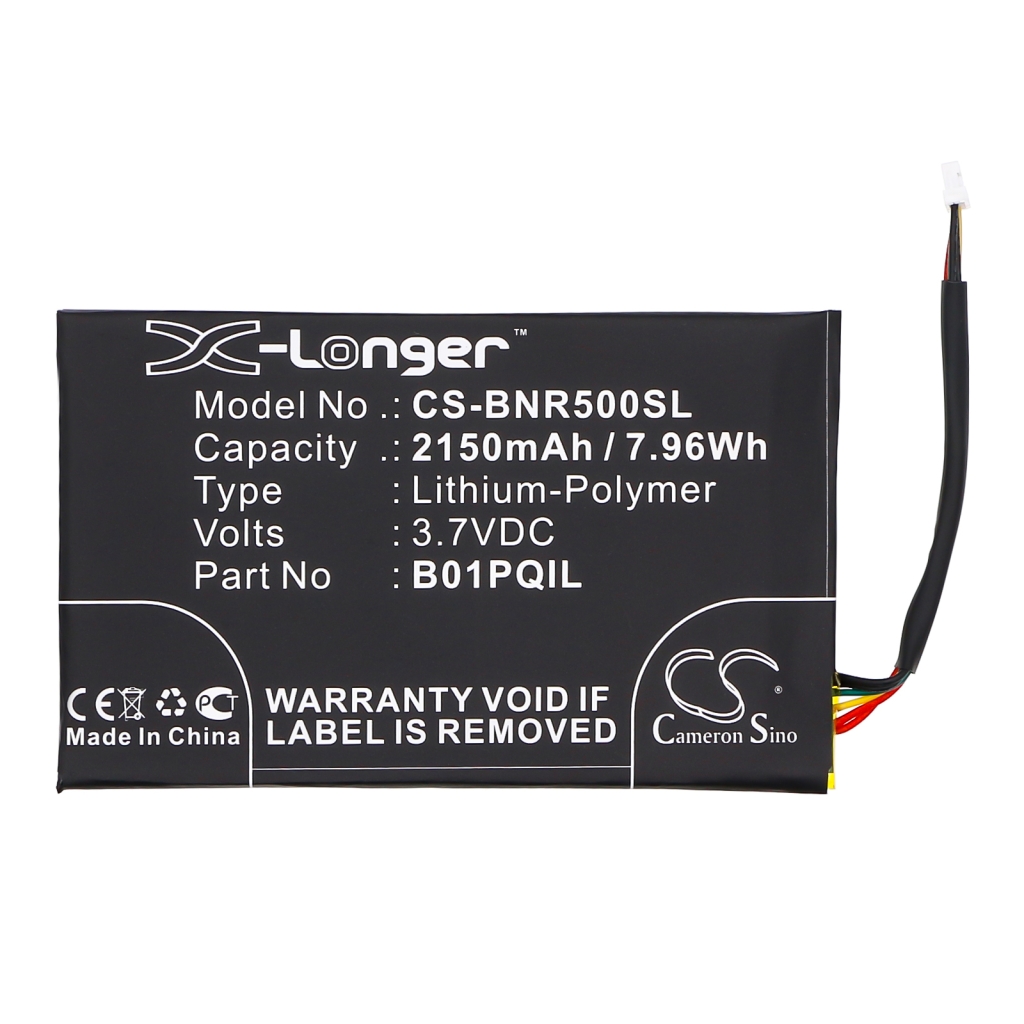 Ebook, eReader Batterie Barnes & noble CS-BNR500SL