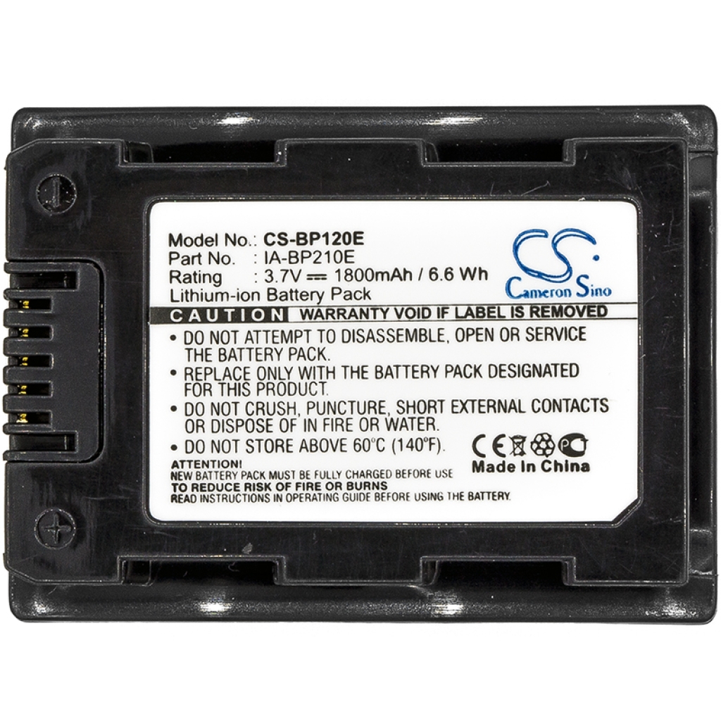 Batterie de l'appareil photo Samsung HMX-H205BN