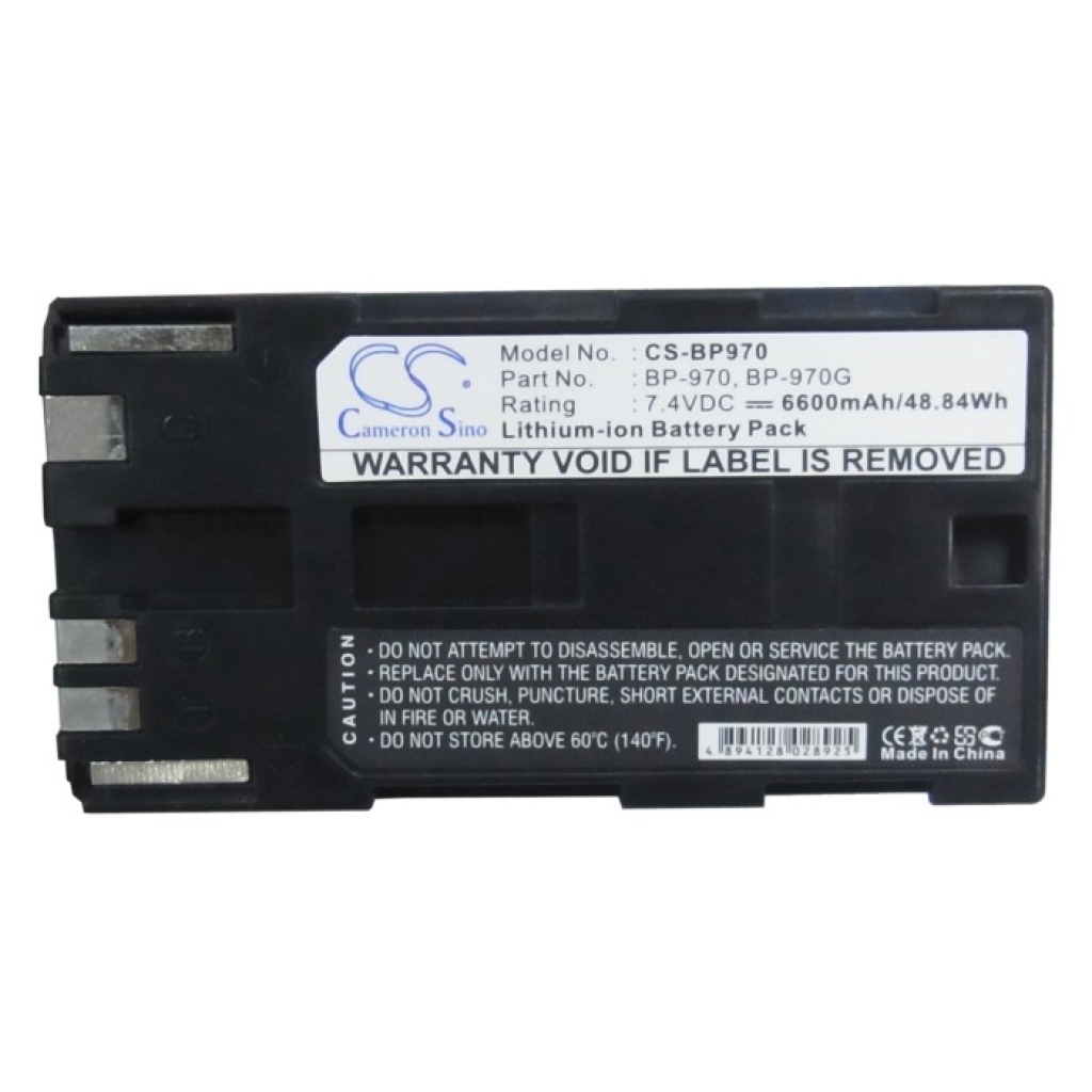 Batterie de l'appareil photo Canon XM2
