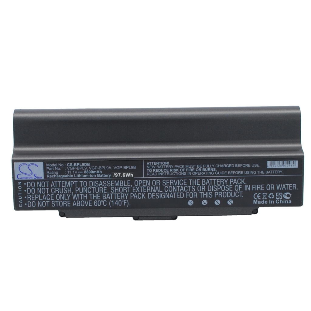 Batteries Remplace VGP-BPL9