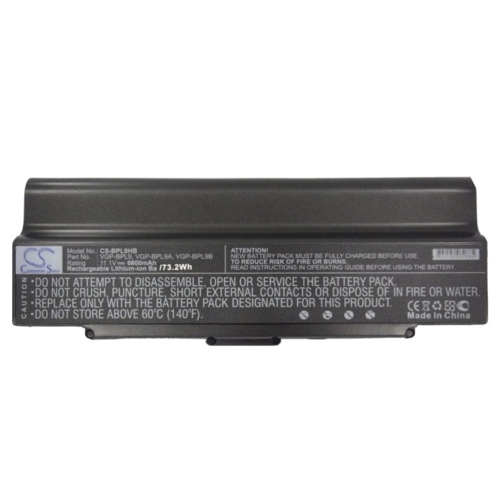 Notebook battery Sony VAIO VGN-CR190N