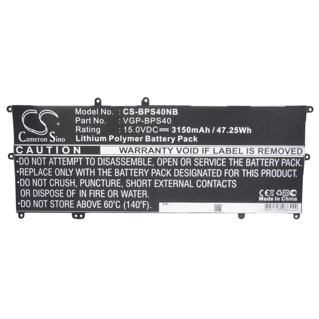 Batterie pour ordinateur portable Sony CS-BPS40NB