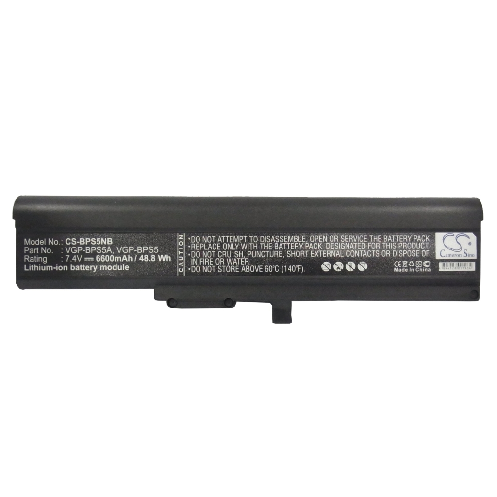 Batteries Remplace VGP-BPS5