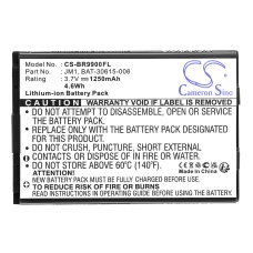 Remplacement de batterie compatible pour BlackBerry BAT-30615-006,J-M1,JM1