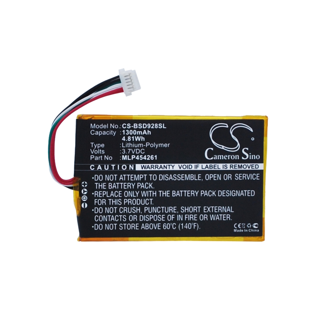 Remplacement de batterie compatible pour Bambook MLP454261