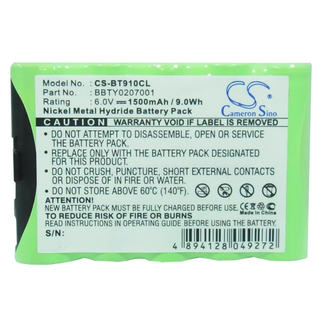GE Panasonic SOUTHWESTERN BELL Uniden Batterie de téléphone sans fil CS-BT910CL
