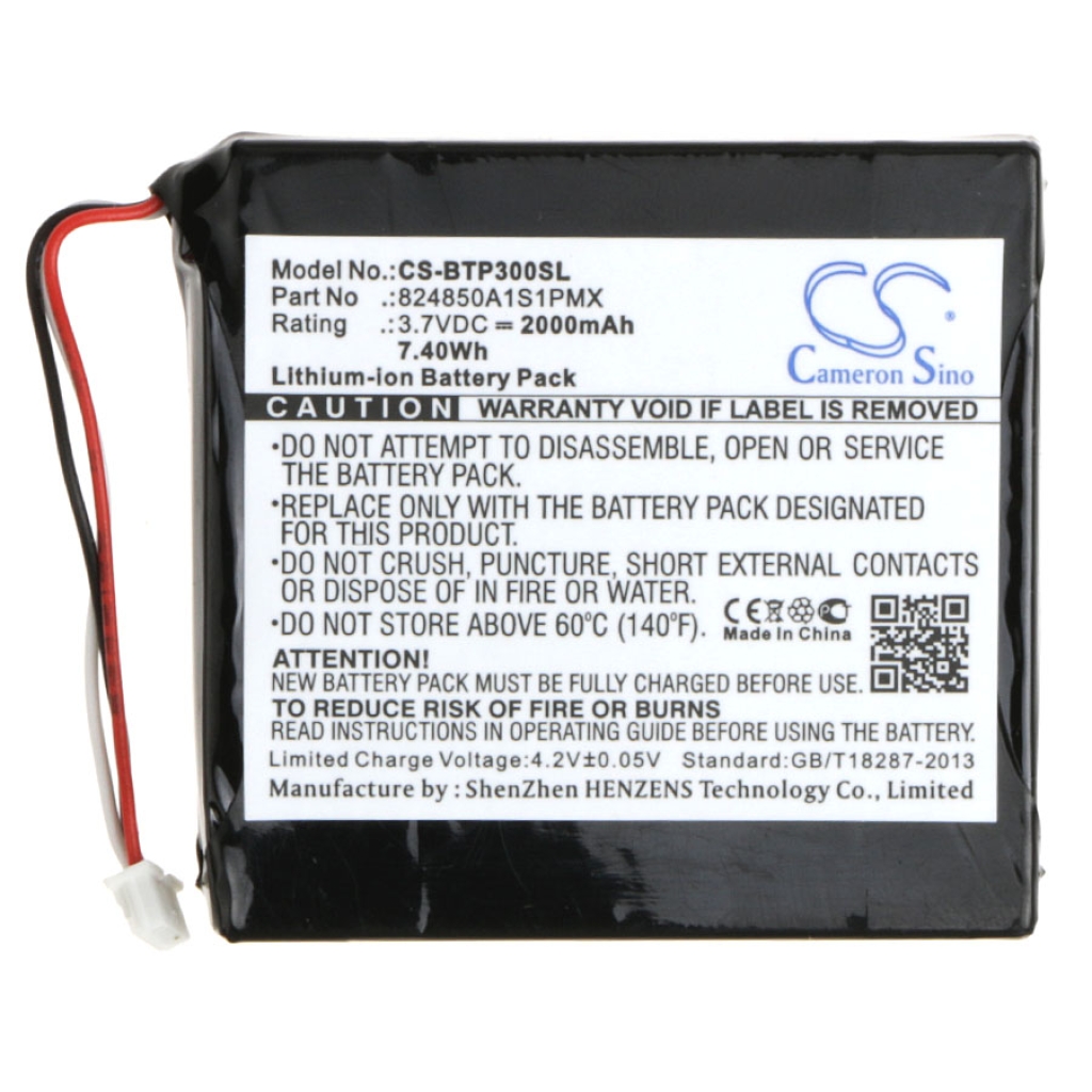 Remplacement de batterie compatible pour BLAUPUNKT 824850A1S1PMX