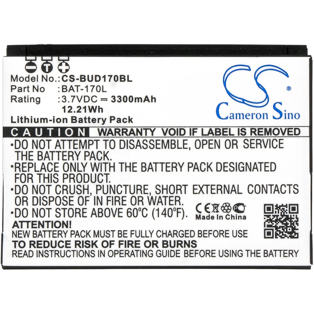 Code à barres, Scanner Batterie du scanner Bluebird CS-BUD170BL