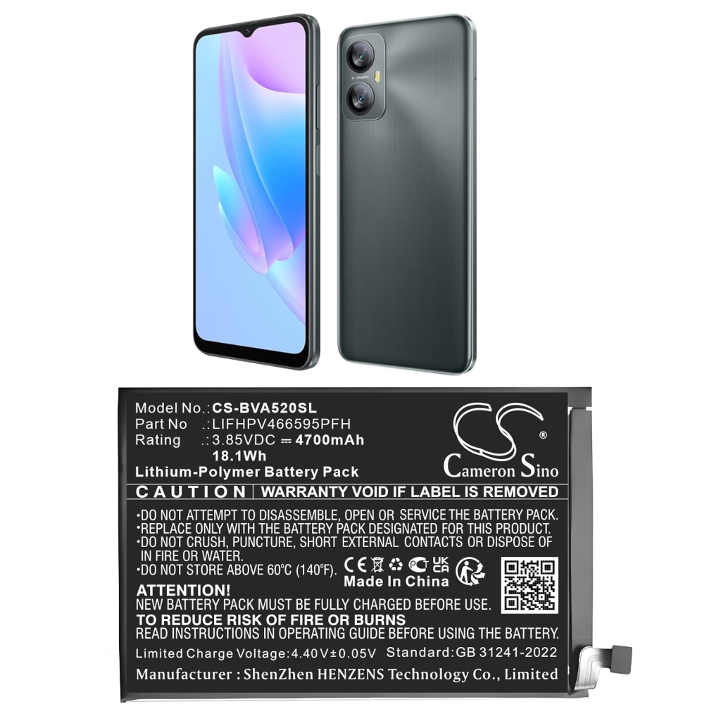 Batterie de téléphone portable Blackview CS-BVA520SL