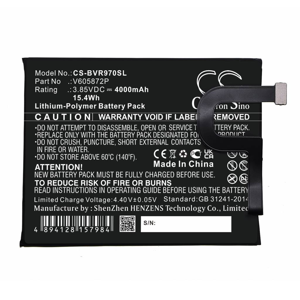 Batterie de téléphone portable Blackview CS-BVR970SL