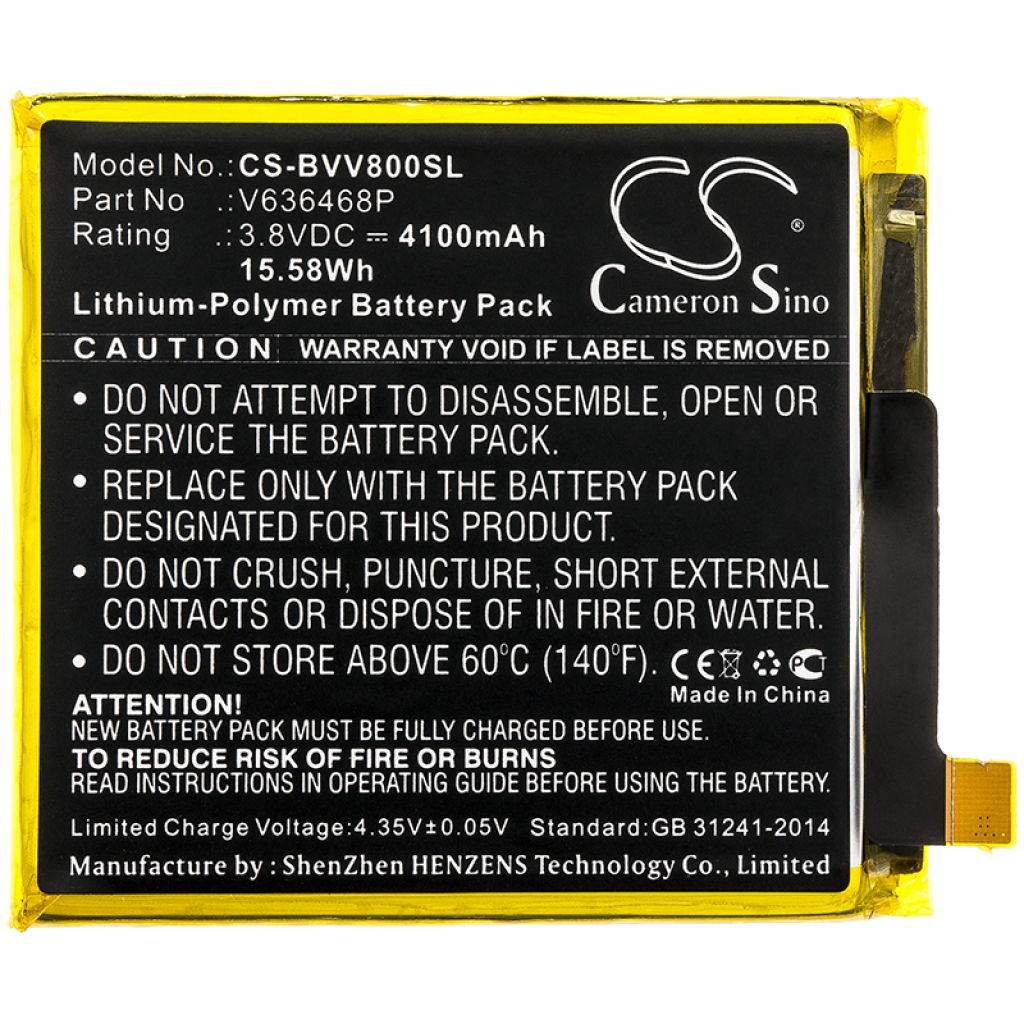 Batterie de téléphone portable Blackview CS-BVV800SL