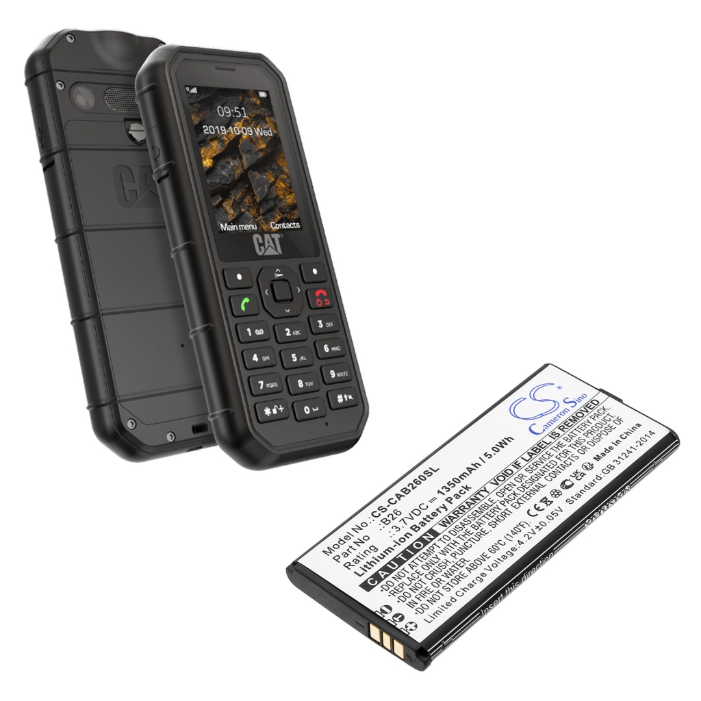Batterie de téléphone portable CAT CS-CAB260SL