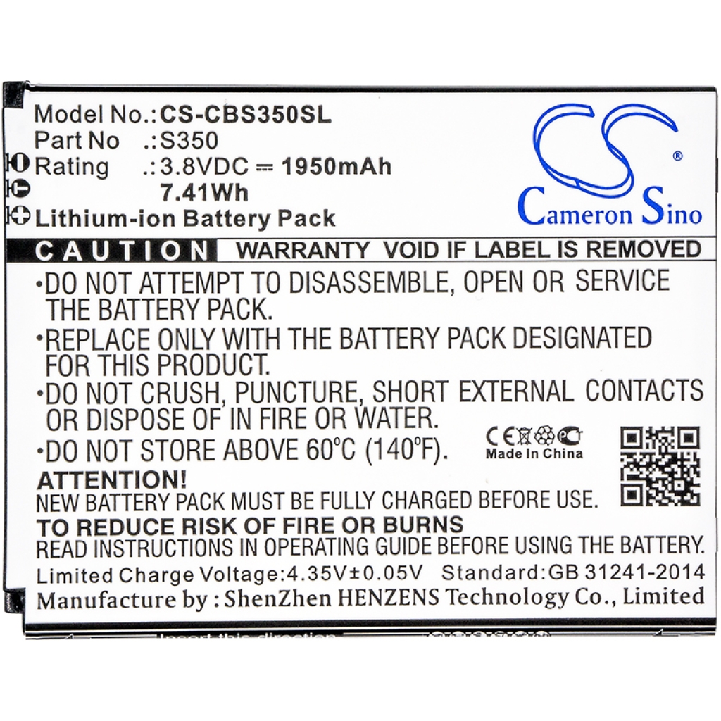 Battery compatible with Cubot
