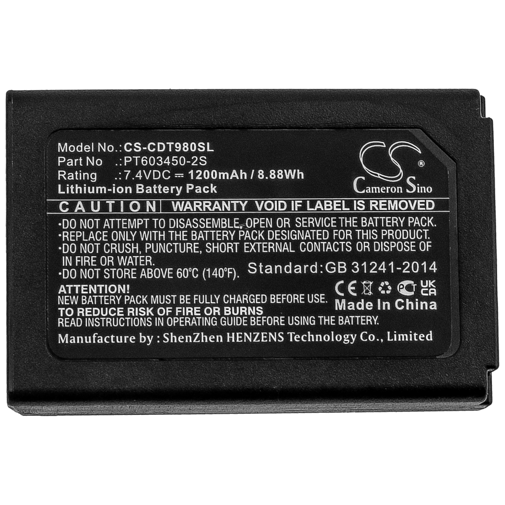 Outils électriques Batterie Extech CS-CDT980SL