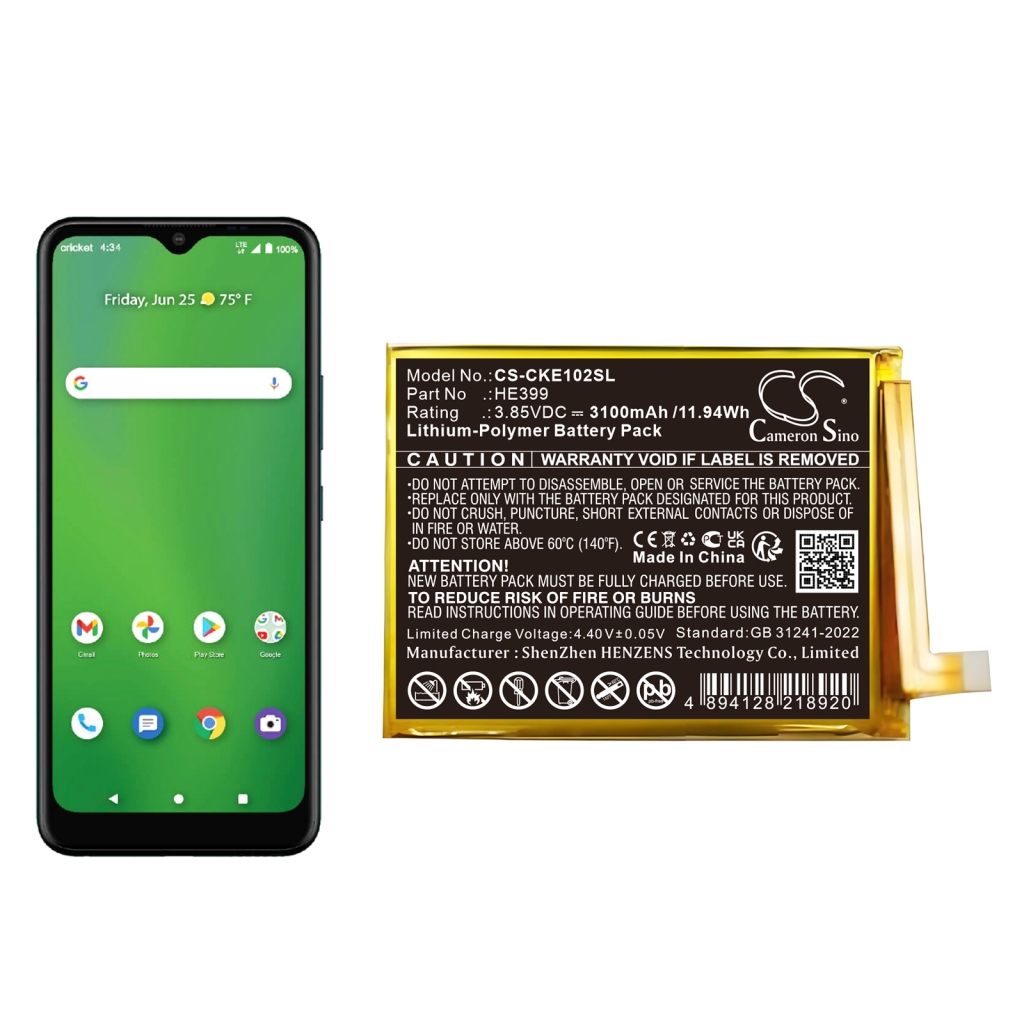 Battery Replaces HE399