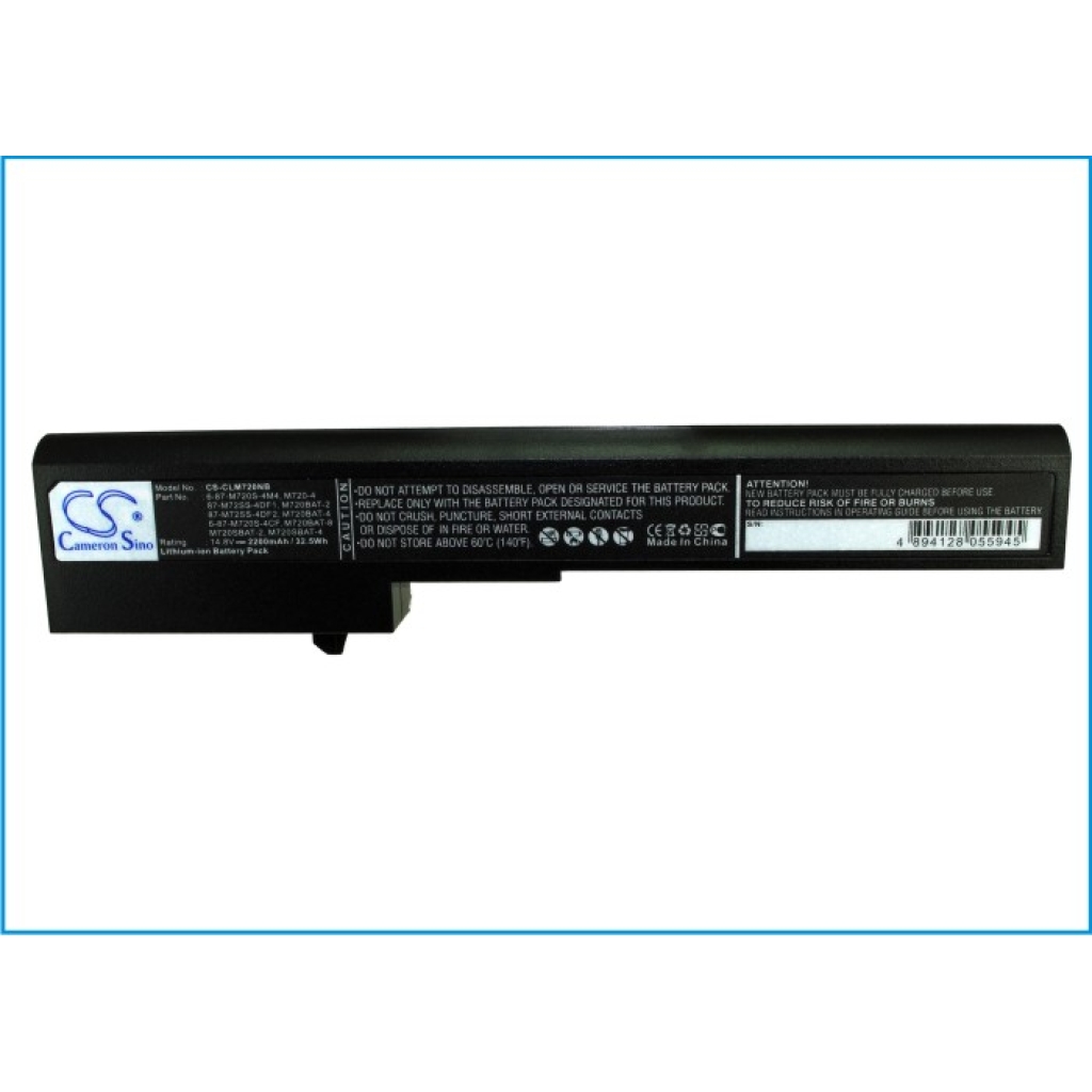 Batterie pour ordinateur portable CLEVO MobiNote M72R