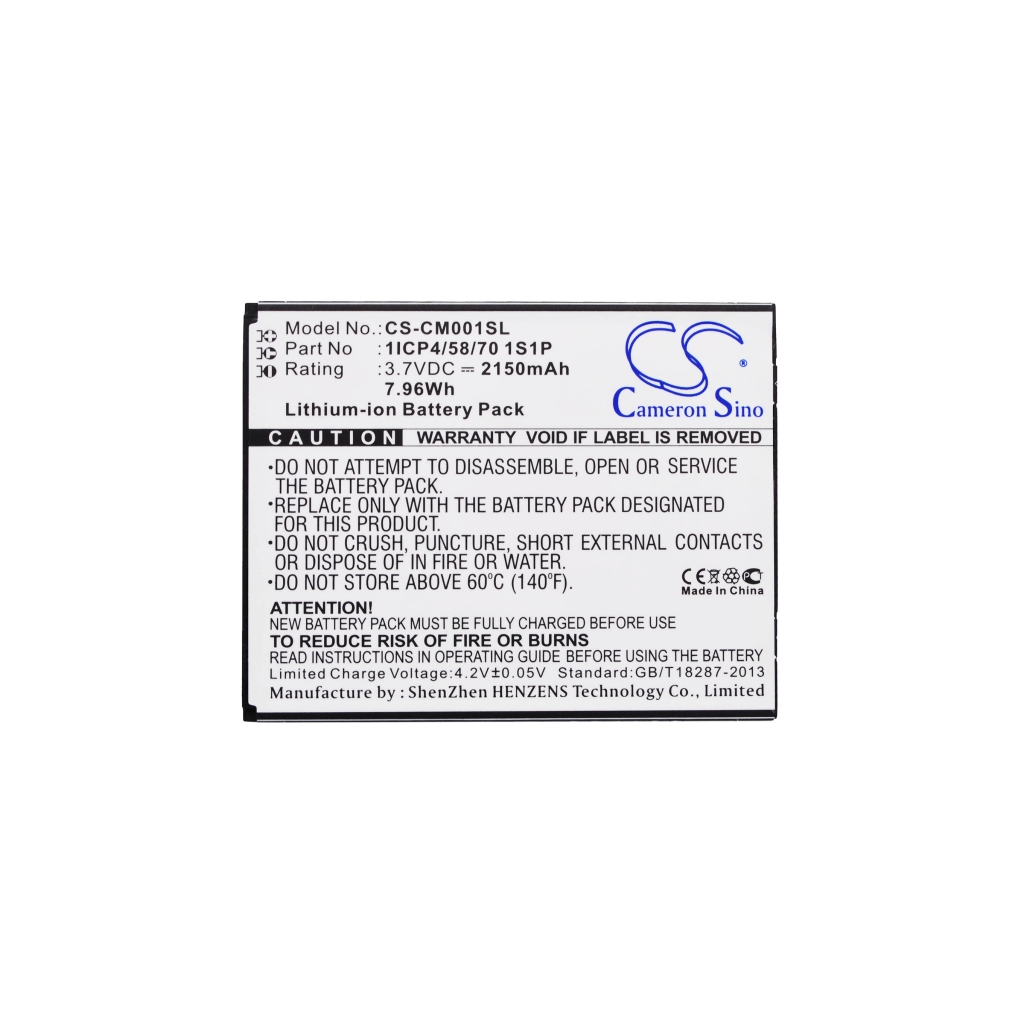 Batteries personnalisées CS-CM001SL