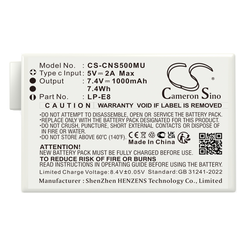 Batterie médicale Canon CS-CNS500MU
