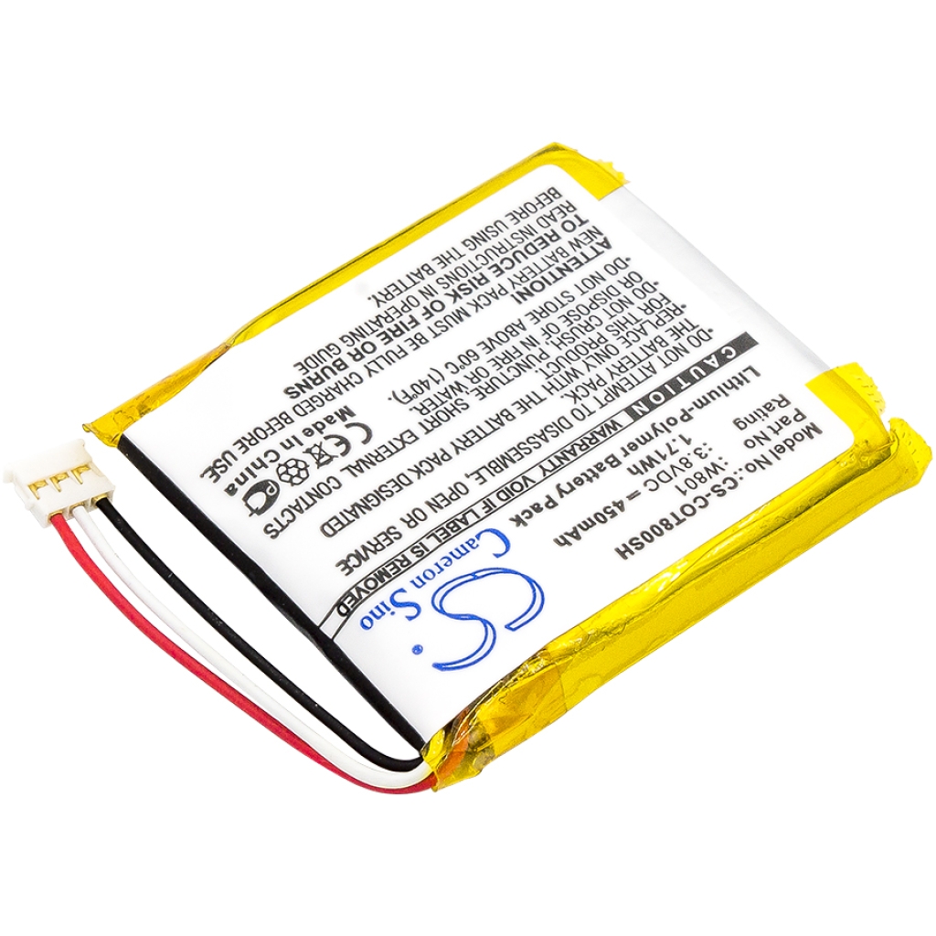 Remplacement de batterie compatible pour Codio W801