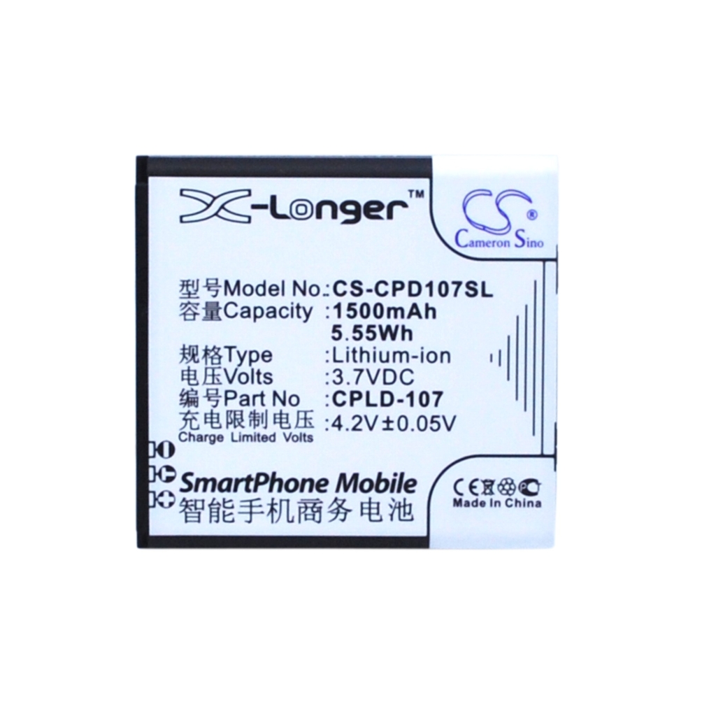 Batterie de téléphone portable Coolpad CS-CPD107SL