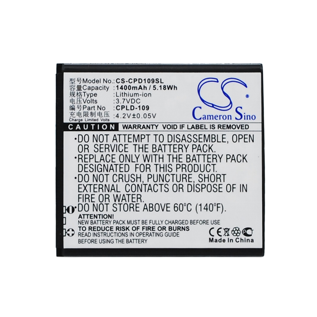 Batterie de téléphone portable Coolpad CS-CPD109SL