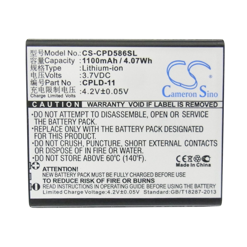 Batterie de téléphone portable Coolpad CS-CPD586SL