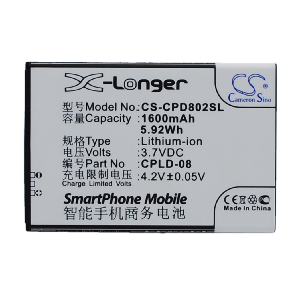 Akku kompatibel mit Coolpad CS-CPD802SL