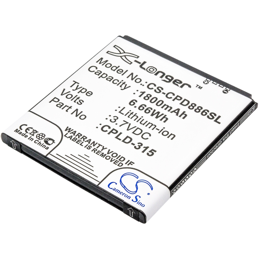 Batterie de téléphone portable Vodafone CS-CPD886SL