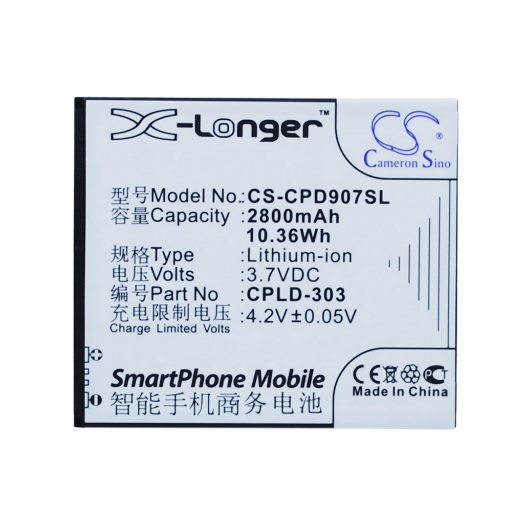 Batterie de téléphone portable Coolpad CS-CPD907SL