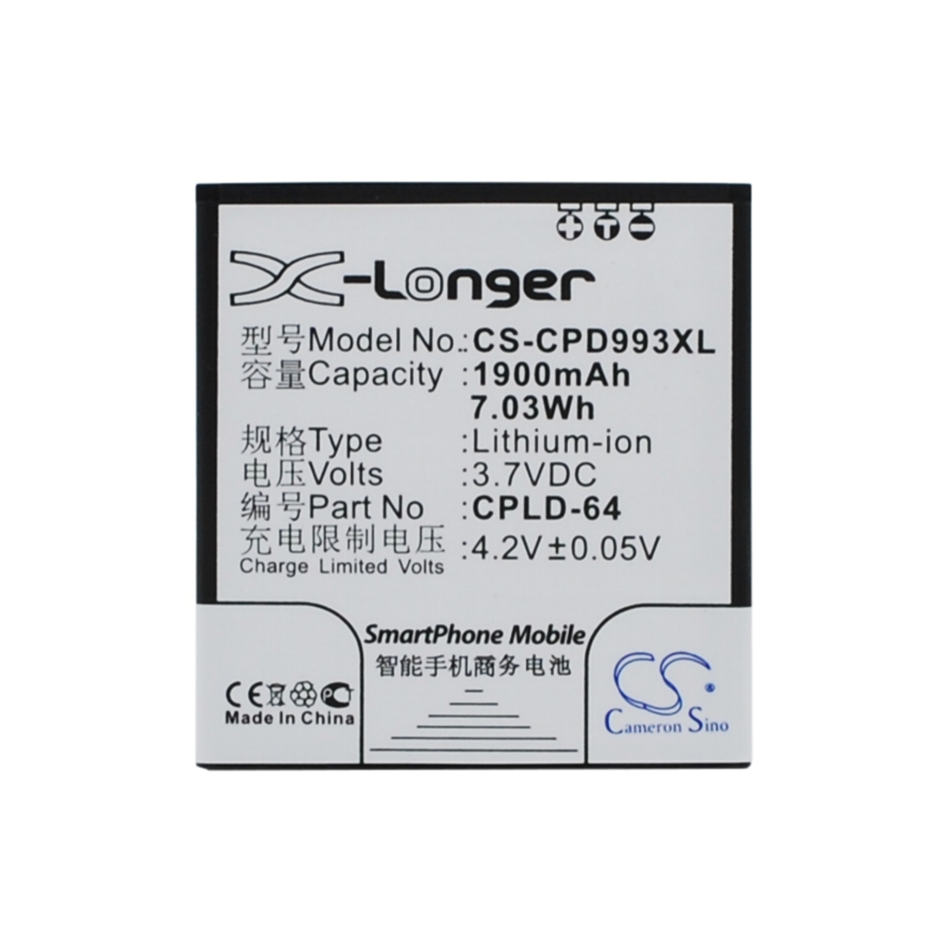 Batteries Remplace CPLD-64