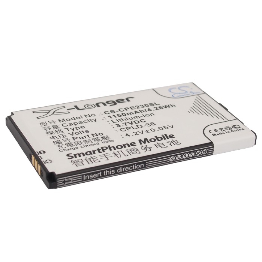Batterie de téléphone portable Coolpad CS-CPE230SL