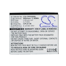 Remplacement de batterie compatible pour Coolpad CPLD-36